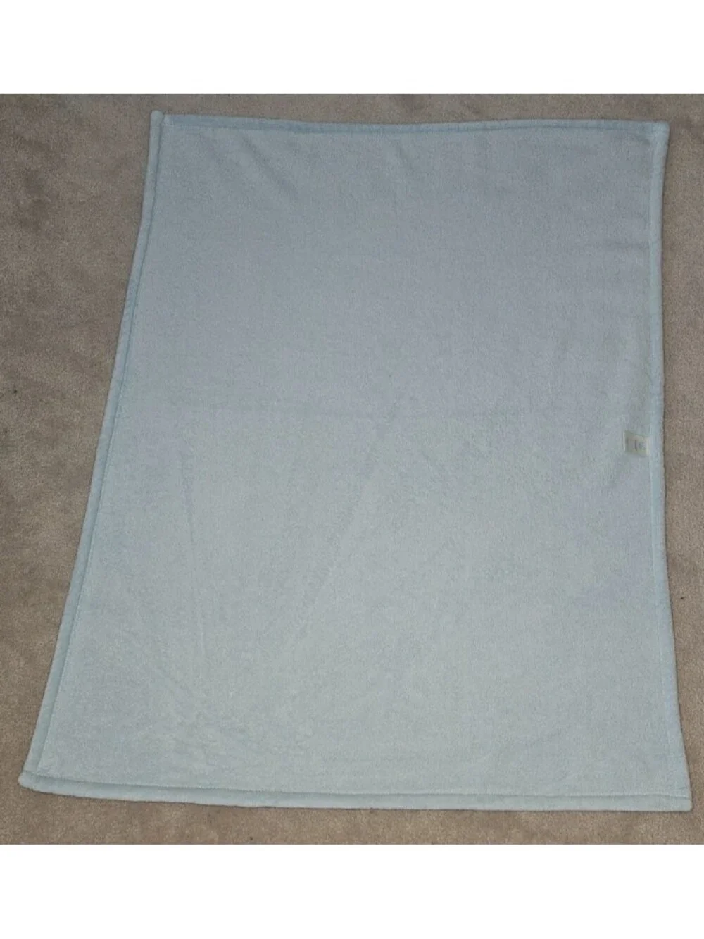 Cloud Island Solid Light Blue Soft Fleece Baby Blanket 30x40